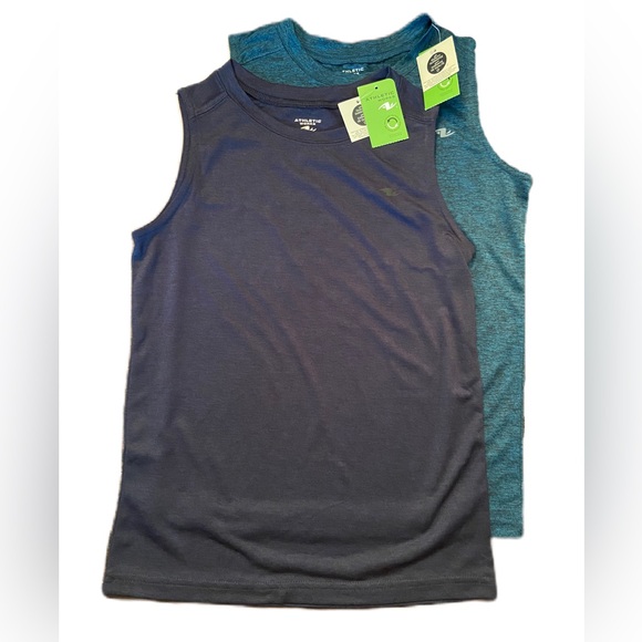 Pair of Athletic Works Boys Tanks - Size M (7/8) - Picture 1 of 2